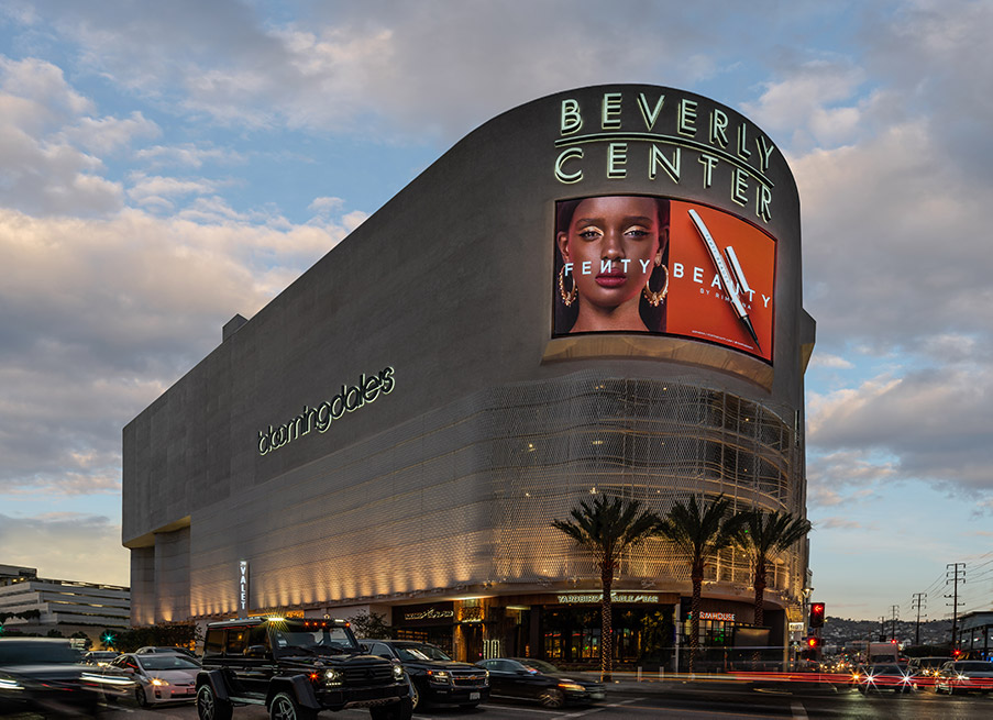 Beverly Center Lighting, Mall of the Stars - e-architect