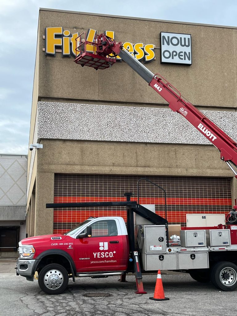 Outdoor Sign and Lighting repair Southwestern Ontario